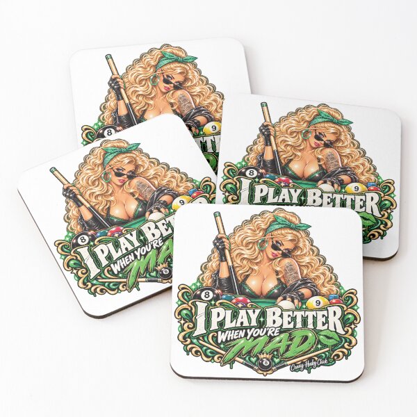 Item preview, I play better when you're mad | Women Pool Players  designed and sold by Crazyhuskychick.