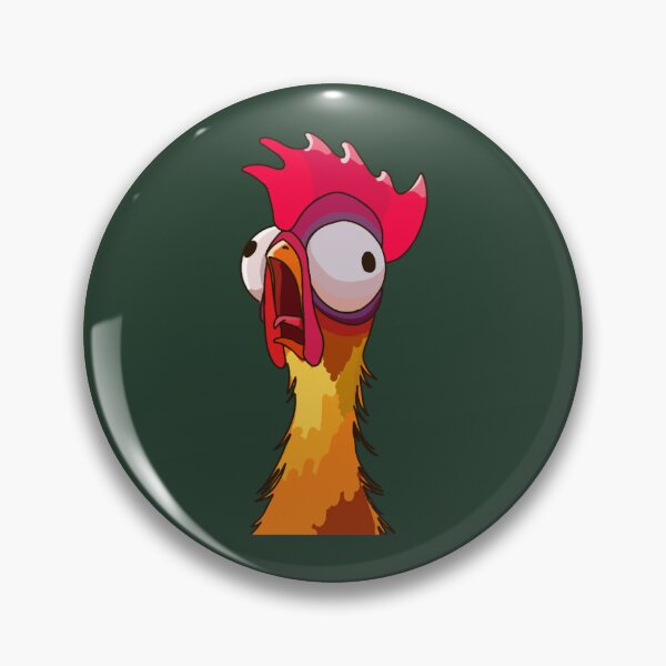 Item preview, Hei Hei screaming Oversized T-Shirt designed and sold by Catbudrugs.