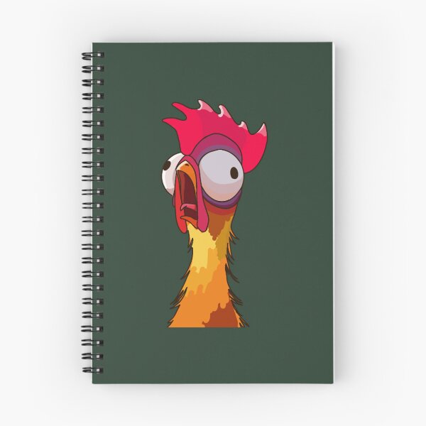 Item preview, Hei Hei screaming Oversized T-Shirt designed and sold by Catbudrugs.