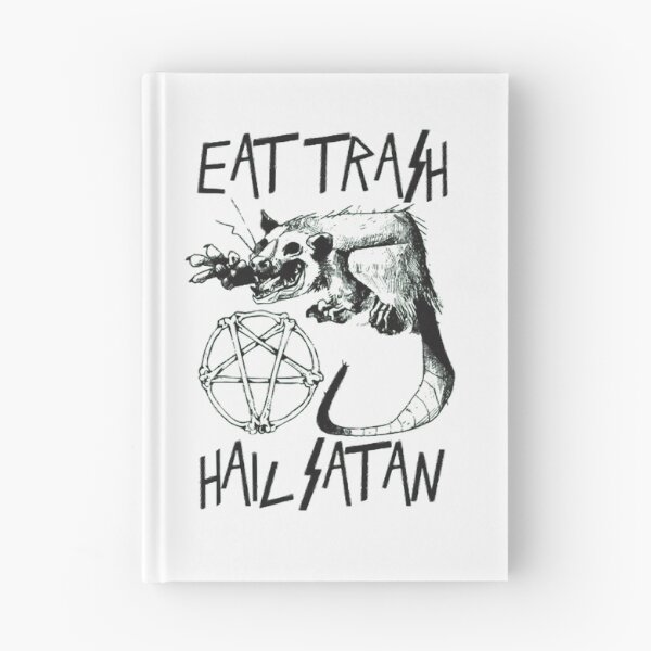 Item preview, Grungy Dark Humor Opossum Bone Pentagram Art designed and sold by BertramSchutte.