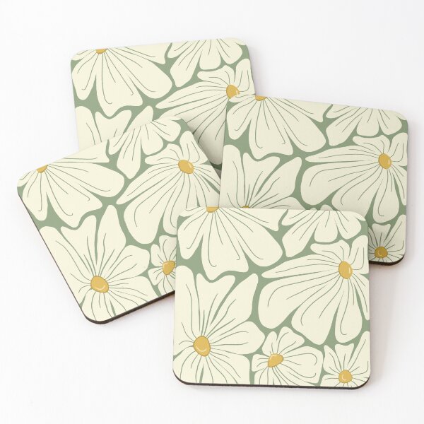 Item preview, Retro flower print designed and sold by EJs .