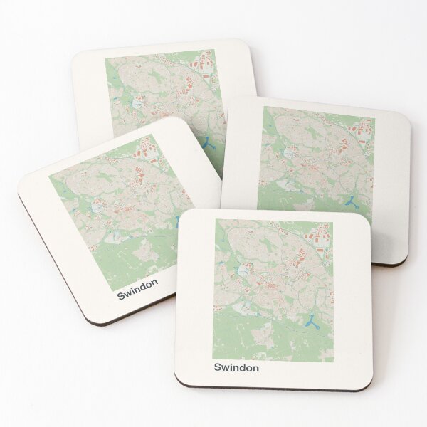 Item preview, Swindon Minimalistic Map Art designed and sold by MapsNerd.