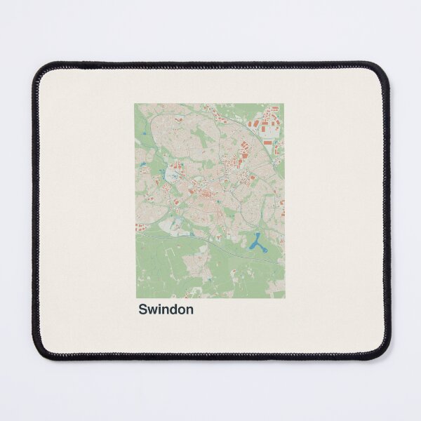 Item preview, Swindon Minimalistic Map Art designed and sold by MapsNerd.