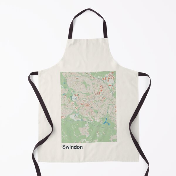 Item preview, Swindon Minimalistic Map Art designed and sold by MapsNerd.