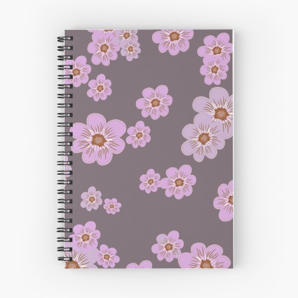 Item preview, Retro Lavender Pink Flower Seamless Pattern designed and sold by BaraisVisuals.