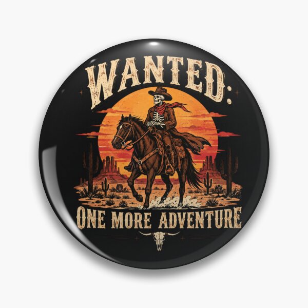Item preview, Vintage Skeleton Cowboy Riding Horse – Western Desert Sunset Adventure Graphic designed and sold by Sanika arts .