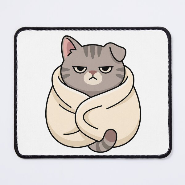 Item preview, Grumpy Chonky Cat Blanket Burrito Introvert Cat Lover Gift designed and sold by mindshocker.