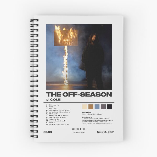Item preview, The Off-Season by J. Cole - Tracklist Art designed and sold by FourthWall Prints.