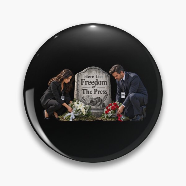 Item preview, HERE LIES FREEDOM OF THE PRESS designed and sold by signshirtz.