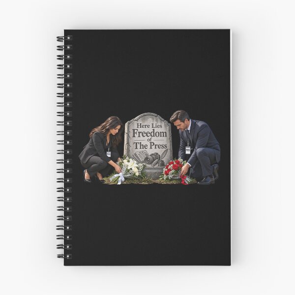 Item preview, HERE LIES FREEDOM OF THE PRESS designed and sold by signshirtz.
