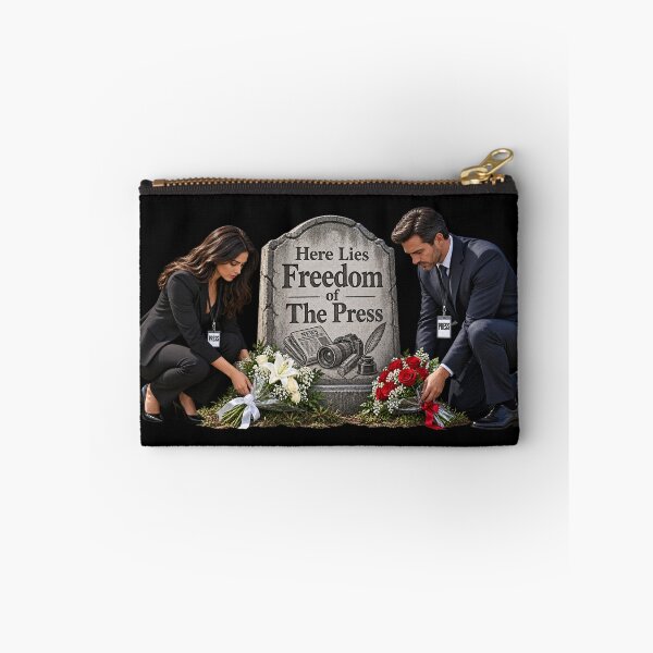 Item preview, HERE LIES FREEDOM OF THE PRESS designed and sold by signshirtz.