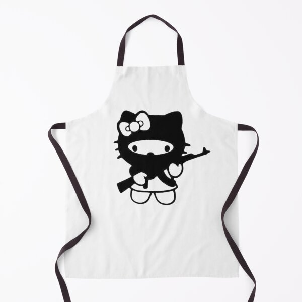 Item preview, Black Ninja Cat Cartoon designed and sold by Nekoojimeo.