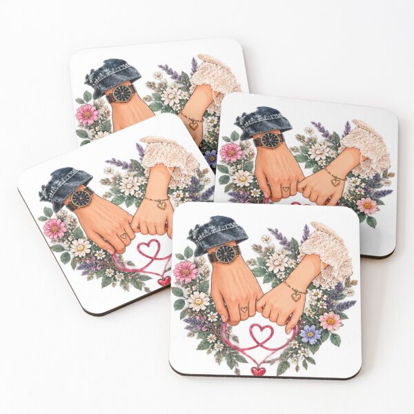 Item preview, Forever Linked Hearts Romantic Couple Love designed and sold by ArtByKapil.