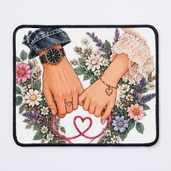 Item preview, Forever Linked Hearts Romantic Couple Love designed and sold by ArtByKapil.