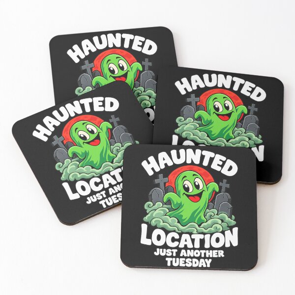 Item preview, Haunted Location Just Another Tuesday Green Ghost designed and sold by NoeValdric.