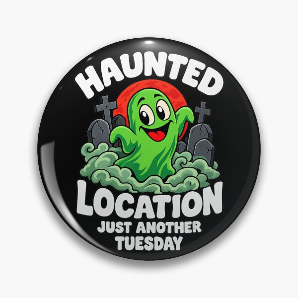 Item preview, Haunted Location Just Another Tuesday Green Ghost designed and sold by NoeValdric.