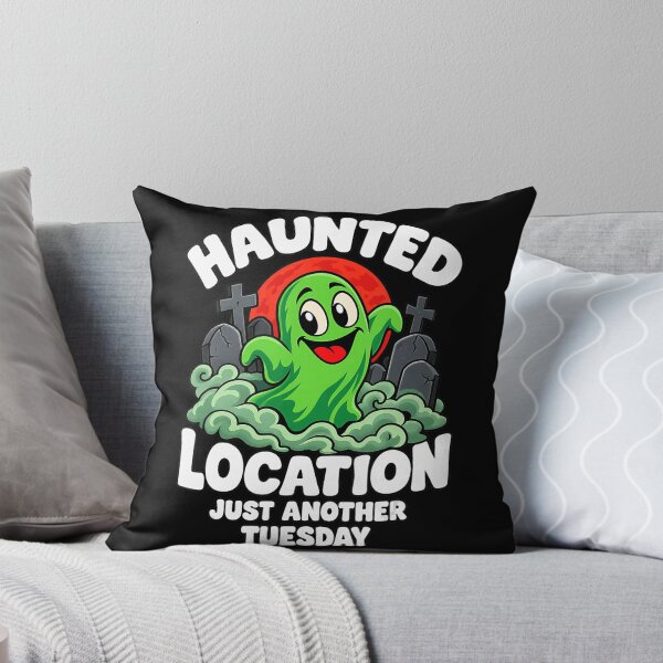 Item preview, Haunted Location Just Another Tuesday Green Ghost designed and sold by NoeValdric.
