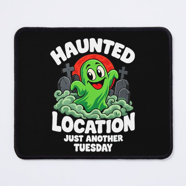 Item preview, Haunted Location Just Another Tuesday Green Ghost designed and sold by NoeValdric.