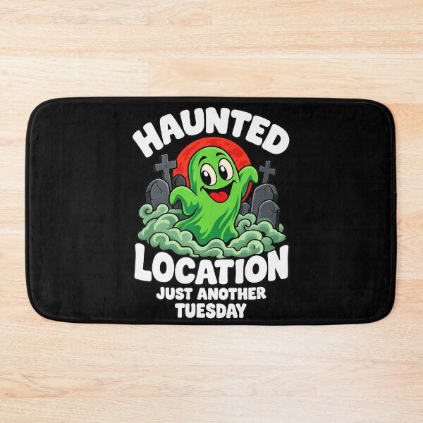 Item preview, Haunted Location Just Another Tuesday Green Ghost designed and sold by NoeValdric.