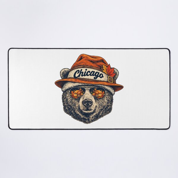 Item preview, Chicago Bear Sunglasses Reflection Thanksgiving Turkey Graphic designed and sold by dartoffofo⭐⭐⭐⭐⭐.