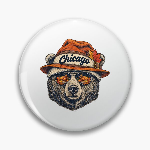 Item preview, Chicago Bear Sunglasses Reflection Thanksgiving Turkey Graphic designed and sold by dartoffofo⭐⭐⭐⭐⭐.