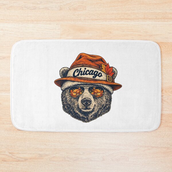 Item preview, Chicago Bear Sunglasses Reflection Thanksgiving Turkey Graphic designed and sold by dartoffofo⭐⭐⭐⭐⭐.