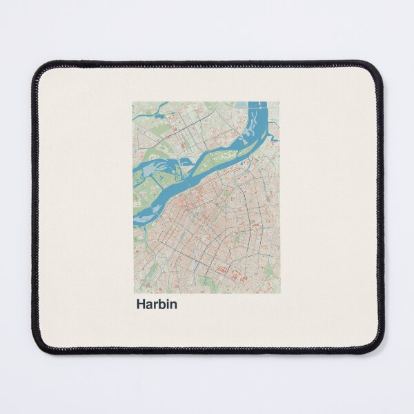 Item preview, Harbin Minimalistic Map Art designed and sold by MapsNerd.