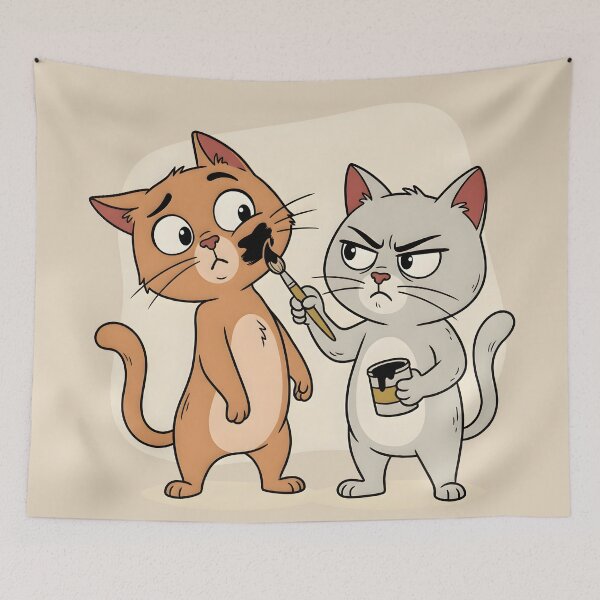 Item preview, Buri Nazar Wale Tera Muh Kala Cats designed and sold by hutofdesigns.