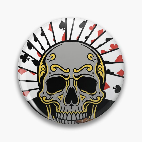 Item preview, Grey Skull Cigar Playing Cards Art designed and sold by Gangster-Design.