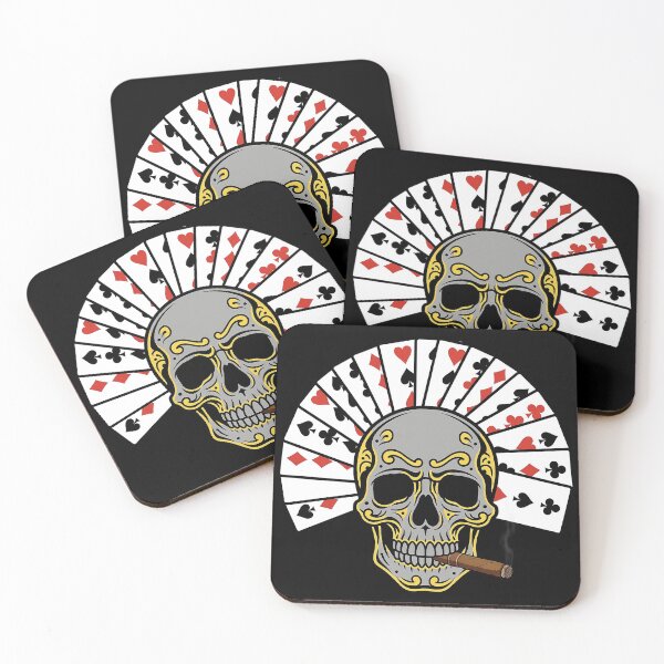 Item preview, Grey Skull Cigar Playing Cards Art designed and sold by Gangster-Design.