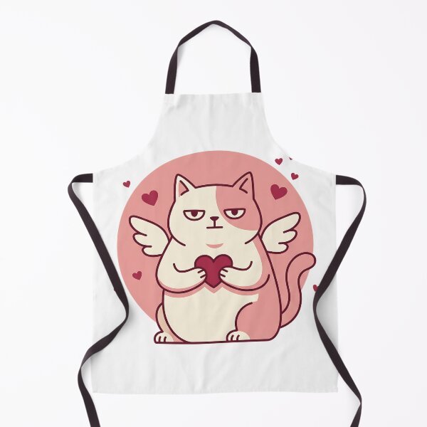 Item preview, Grumpy Chubby Cat Valentine Heart Funny Anti Valentine Gift designed and sold by mindshocker.