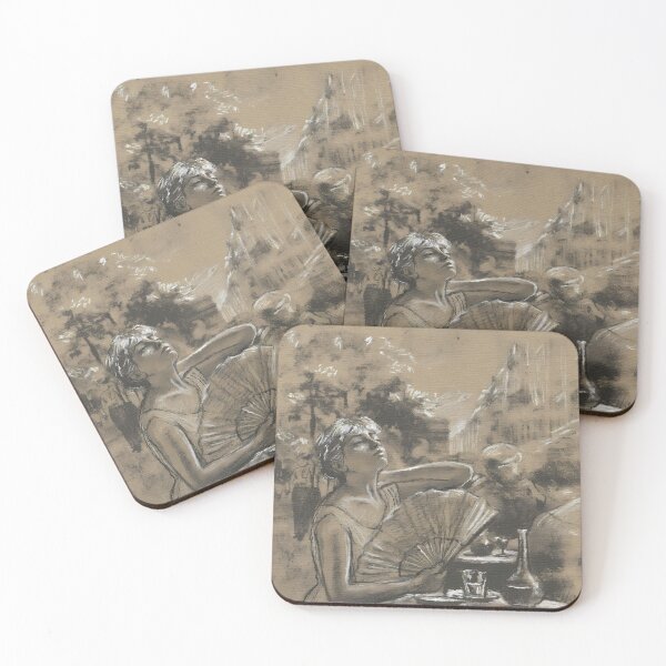 Item preview, Little Dancer Chalk Charcoal canvas print designed and sold by Heaton-B-Design.