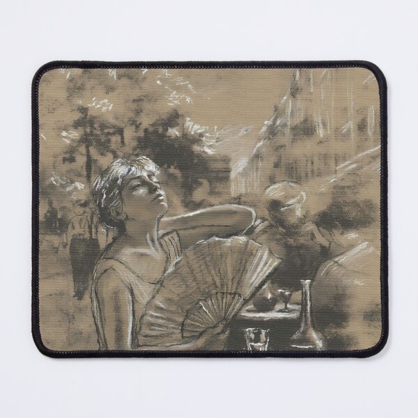 Item preview, Little Dancer Chalk Charcoal canvas print designed and sold by Heaton-B-Design.