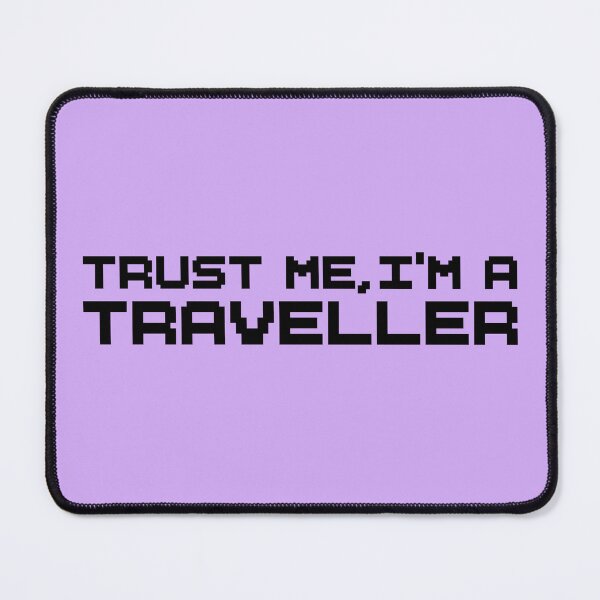 Item preview, Trust Me I’m a Traveller – Bold Typography Sticker designed and sold by tviyluv.