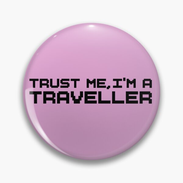 Item preview, Trust Me I’m a Traveller – Bold Typography Sticker designed and sold by tviyluv.