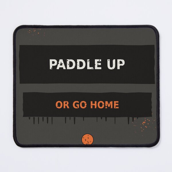 Item preview, Paddle Up Grunge Stencil Pickleball Design designed and sold by CourtCultureHQ.
