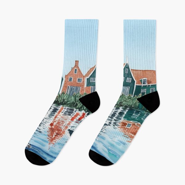 Item preview, Volendam Netherlands Wall Art – Dutch Countryside designed and sold by POSTERIOCREW.
