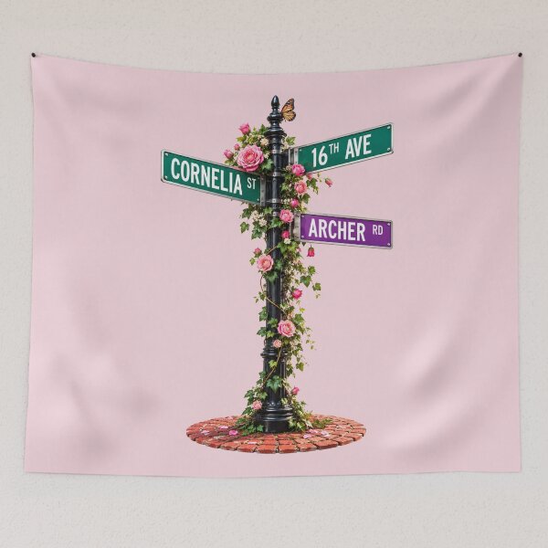 Item preview, Lover Street Lamp Cornelia Street TS Archer Paper Rings New York City designed and sold by taylorvinyls.