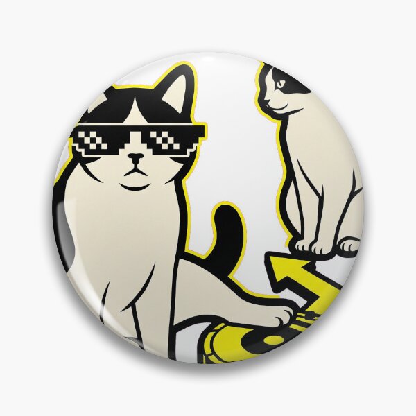 Item preview, Thug Life Cat Kicks Robot Vacuum Funny Meme T-Shirt Design designed and sold by KIDEnia.