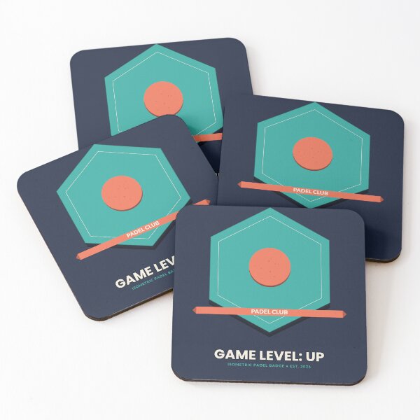 Item preview, Padel Club Isometric 3D Badge Design designed and sold by CourtCultureHQ.
