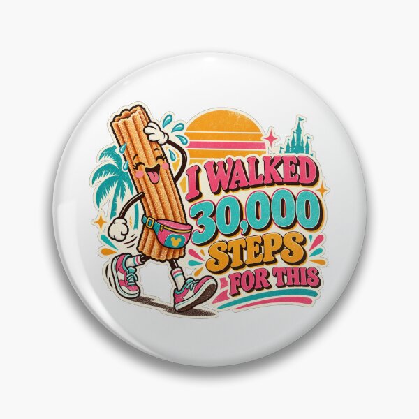 Item preview, I Walked 30,000 Steps For This Funny Churro Theme Park Tee designed and sold by yaney85.