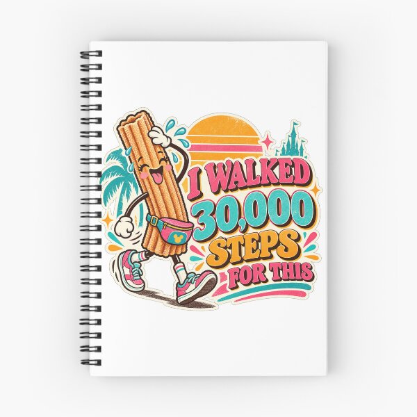 Item preview, I Walked 30,000 Steps For This Funny Churro Theme Park Tee designed and sold by yaney85.