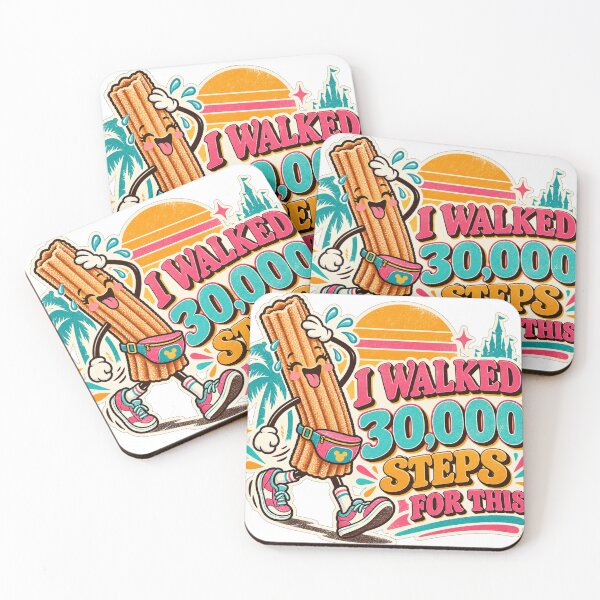 Item preview, I Walked 30,000 Steps For This Funny Churro Theme Park Tee designed and sold by yaney85.