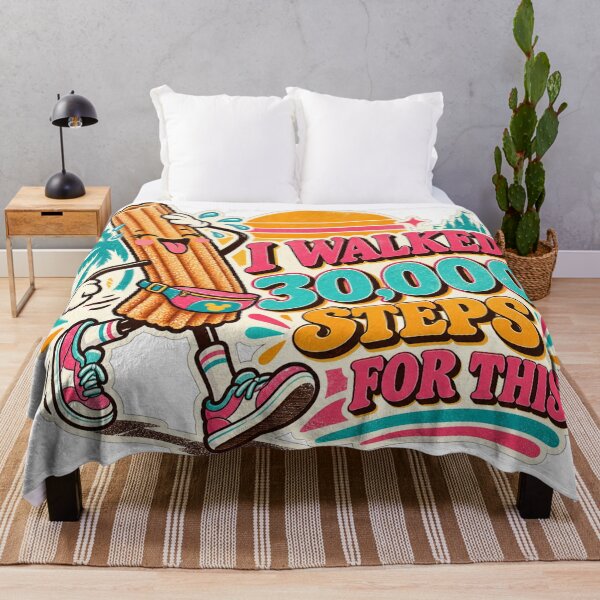 Item preview, I Walked 30,000 Steps For This Funny Churro Theme Park Tee designed and sold by yaney85.