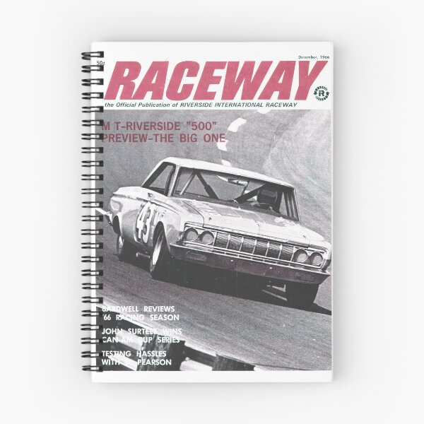 Item preview, Riverside International Raceway 1966 Vintage Race Magazine Cover designed and sold by EdGraphy.