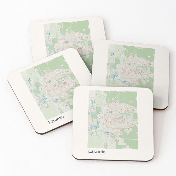 Item preview, Laramie Minimalistic Map Art designed and sold by MapsNerd.