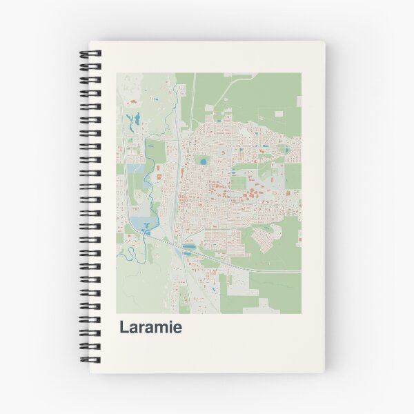 Artikelvorschau, Minimalistische Kartenkunst von Laramie entworfen und verkauft von MapsNerd.