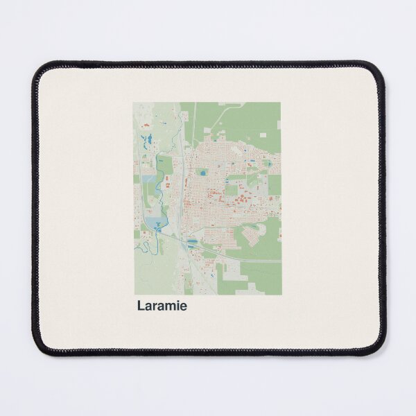 Item preview, Laramie Minimalistic Map Art designed and sold by MapsNerd.