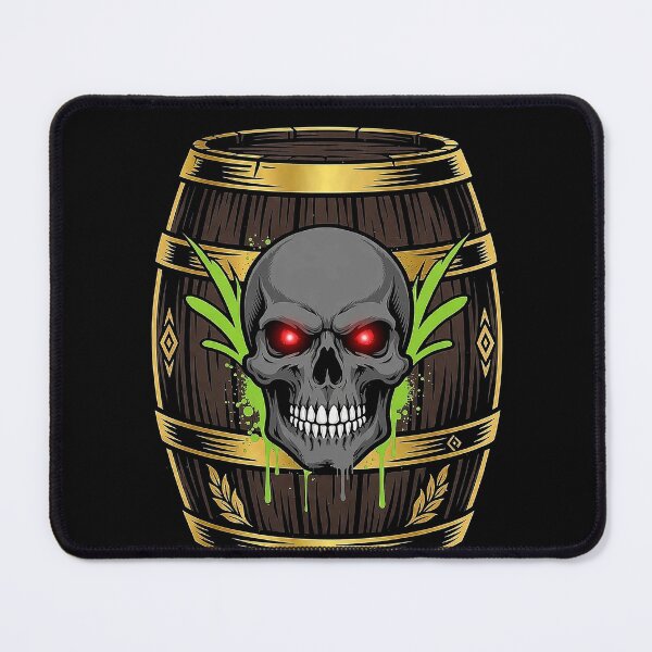Item preview, Skull Whiskey Barrel Art designed and sold by Gangster-Design.
