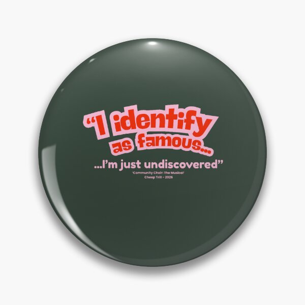 Item preview, I IDENTIFY AS FAMOUS - with TAG LINE  Oversized T-Shirt designed and sold by ShopNiceGiftsVN.
